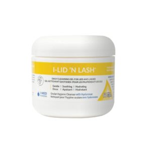 I-LID 'N LASH Hyaluronic Acid and Glycerin Eyelid Wipes - 60 Pack