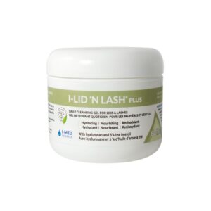 I-LID 'N LASH PLUS Hyaluronic Acid + 5% Tea Tree Eyelid Wipes - 60 Pack