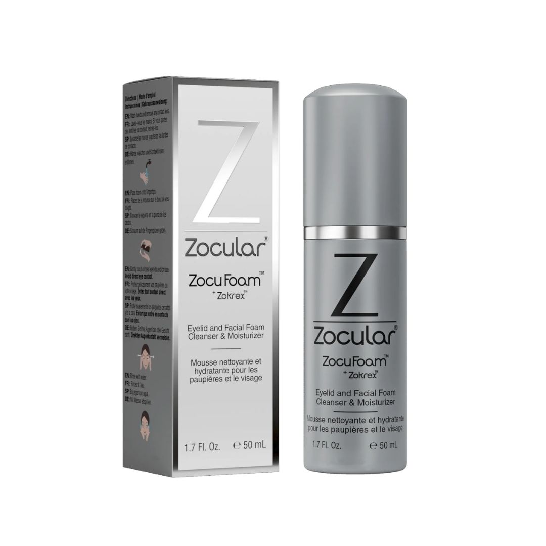 Zocular ZocuFoam Eyelid Cleanser and Moisturiser - 50mL - Image 2